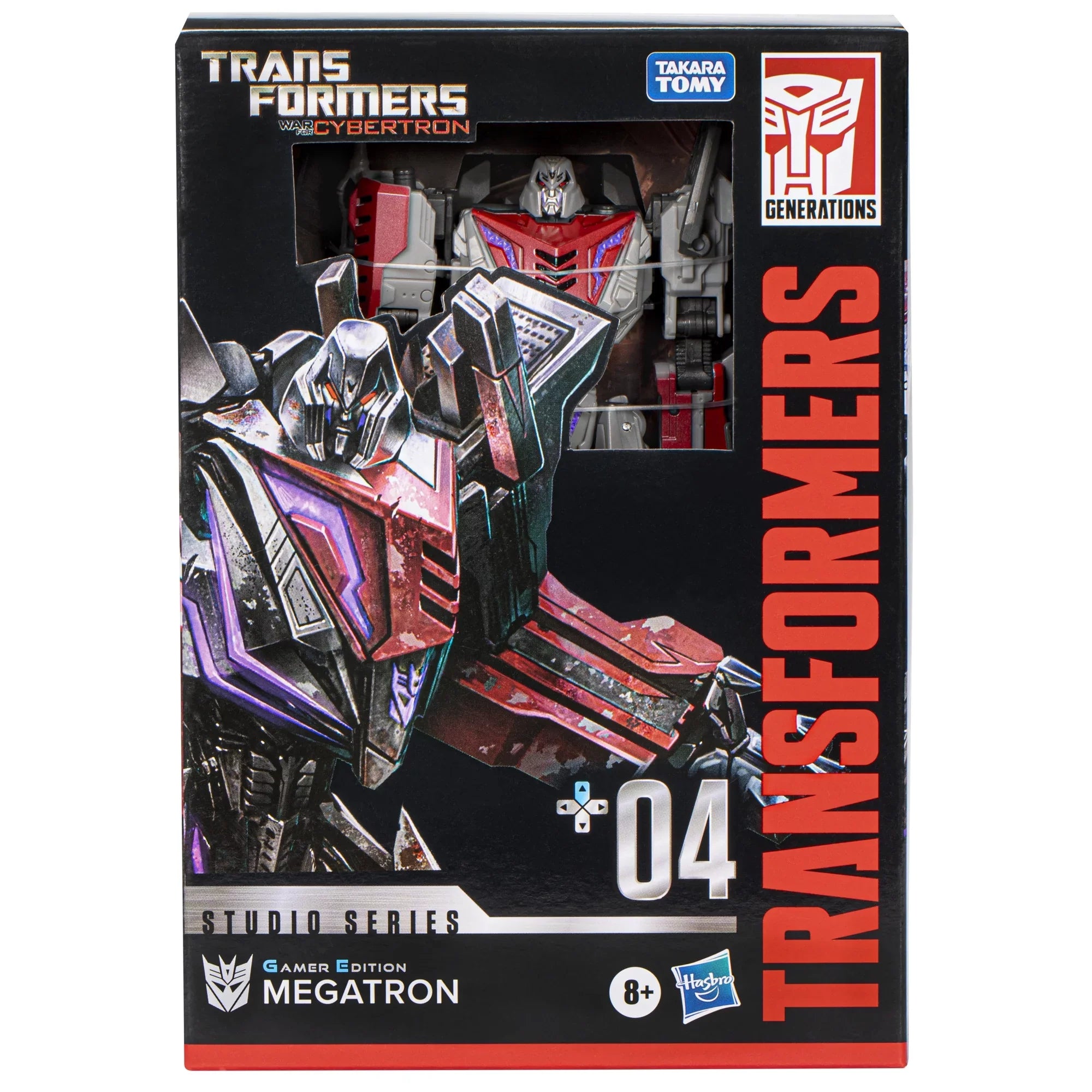 Transformers Action Megatron Studio Gamer Figure Voyager 04 (6.5”) Edition Converting Series