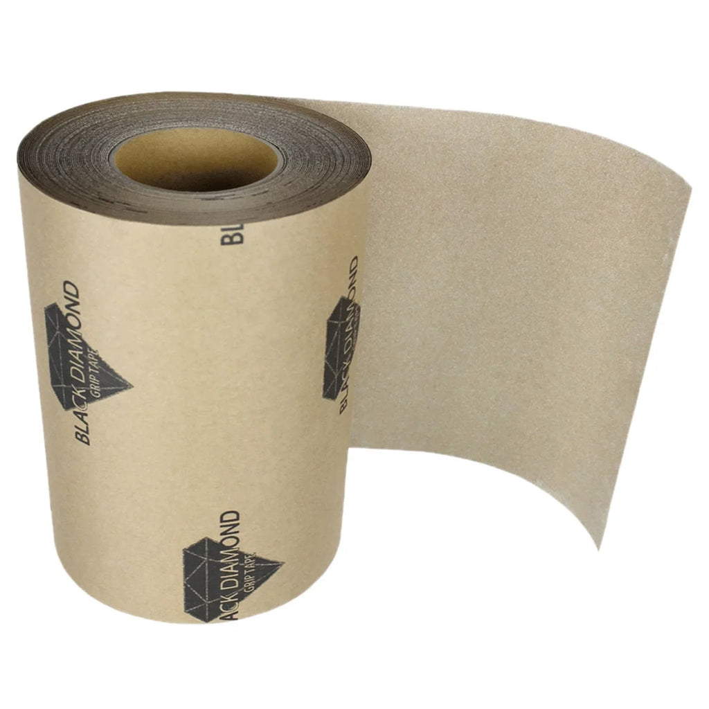 Skateboard Diamond Roll and Longboard 10" 60' Black Clear Grip x