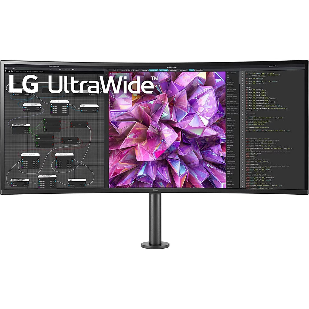 38WQ88C-W UW-QHD+ Screen 21:9 Monitor, LCD Ultrawide LG Class Curved 38"