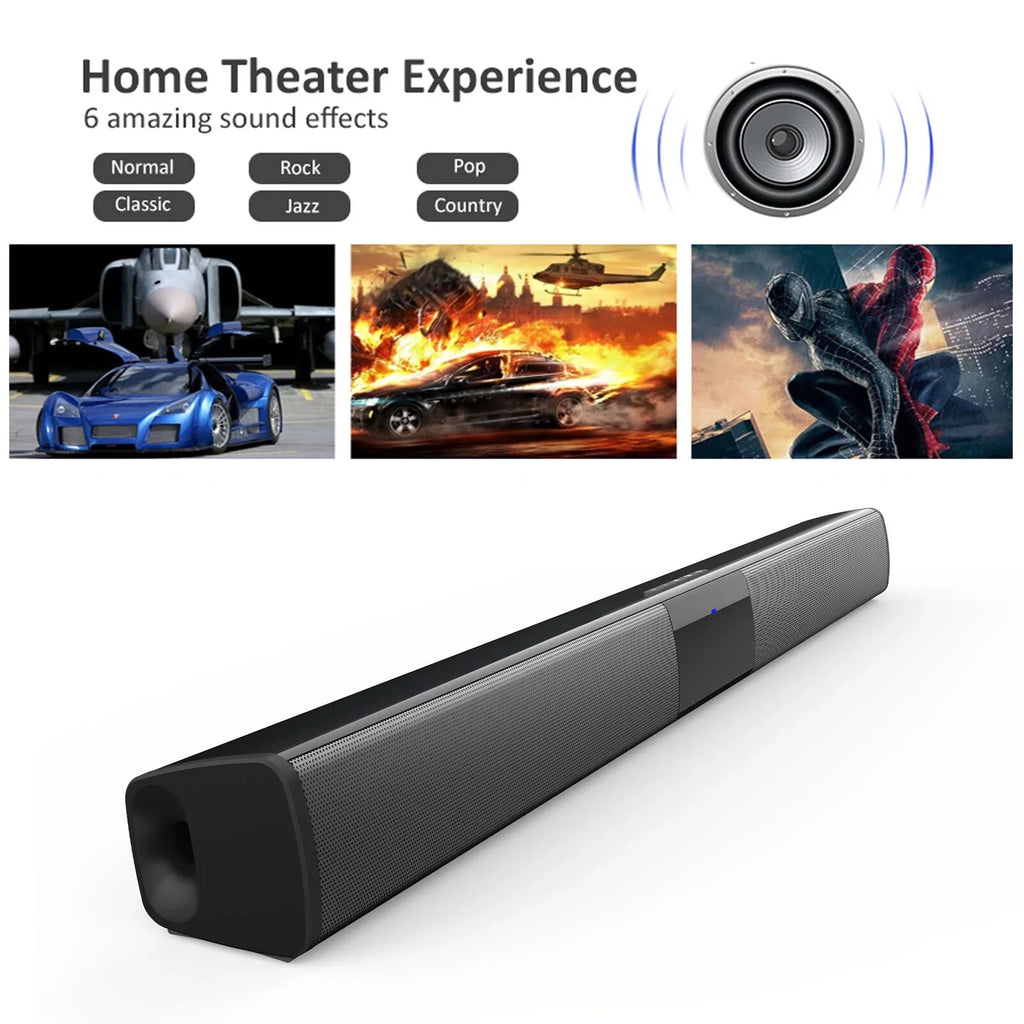 Bar Sound Bluetooth Sound & System TV Wireless Bar Wired 22 inch Speaker Sound Surround