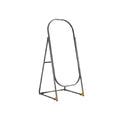 Stylish Oval Metal Stand with Gold Accents