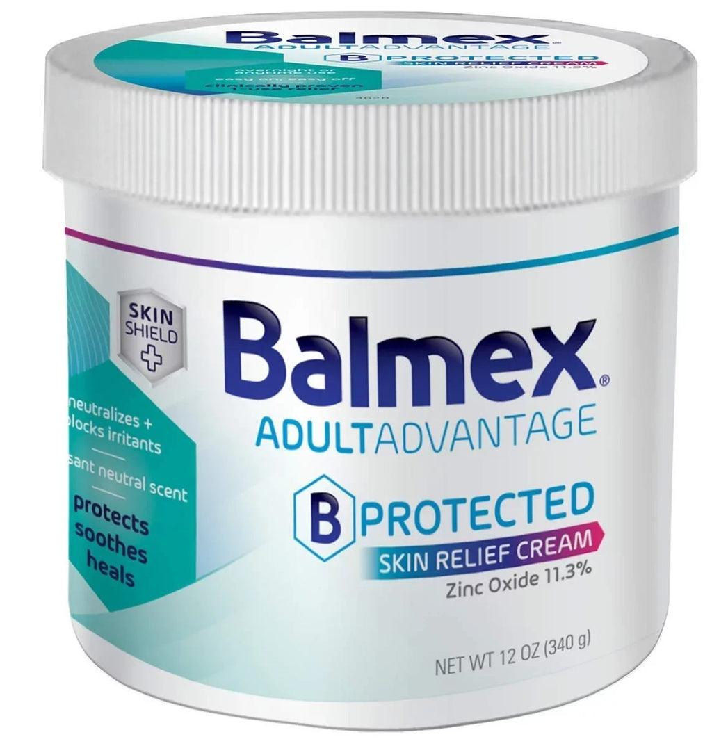 Cream, 12oz and Skin Sensitive Protect Shield Adult Balmex to Heal Relief - Technology Skin Skin, with Advantage Soothe B-Protected