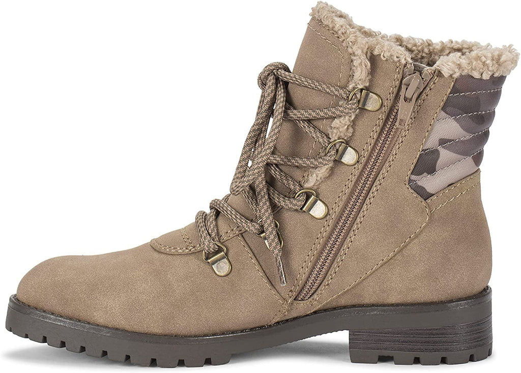 BareTraps Camo Boots Dennison 6 Womens Mushroom