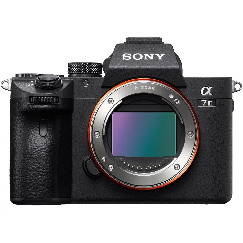 Mirrorless Flash & a7III Lens Bundle a7III Frame Full Accessory Camera Memory Interchangeable Body 24.2MP 64GB +
