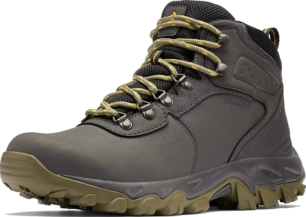 Plus Ridge Dark Shoe Mens Columbia Green 14 Grey/Stone Hiking Waterproof Newton Ii Boot