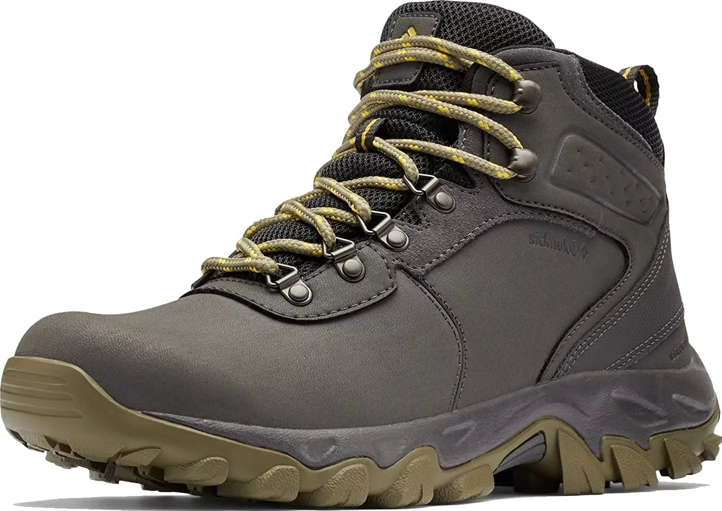 Plus Ridge Dark Shoe Mens Columbia Green 14 Grey/Stone Hiking Waterproof Newton Ii Boot