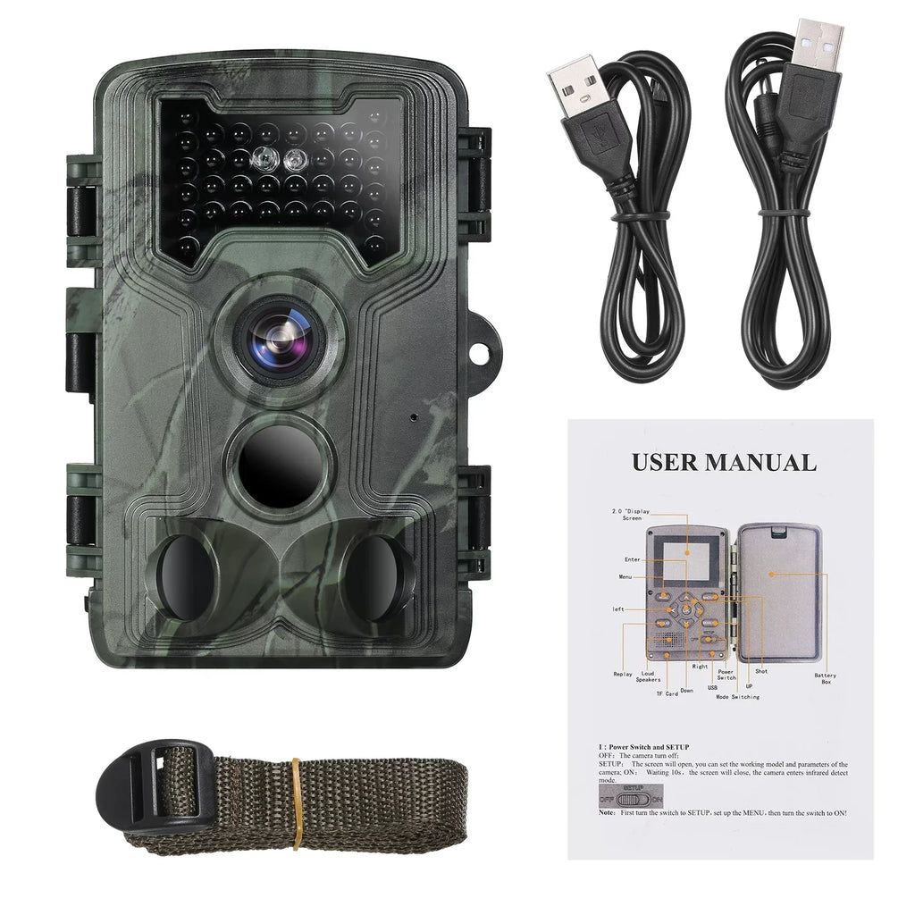 Vision Waterproof 36MP for Trail Camera and Night Wildlife Game Researching Camera,