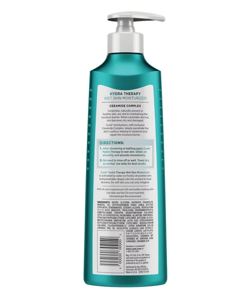 6) Hydra oz Moisturizer, 12 (Pack Wet Defense of Curel Itch Therapy Skin Skincare