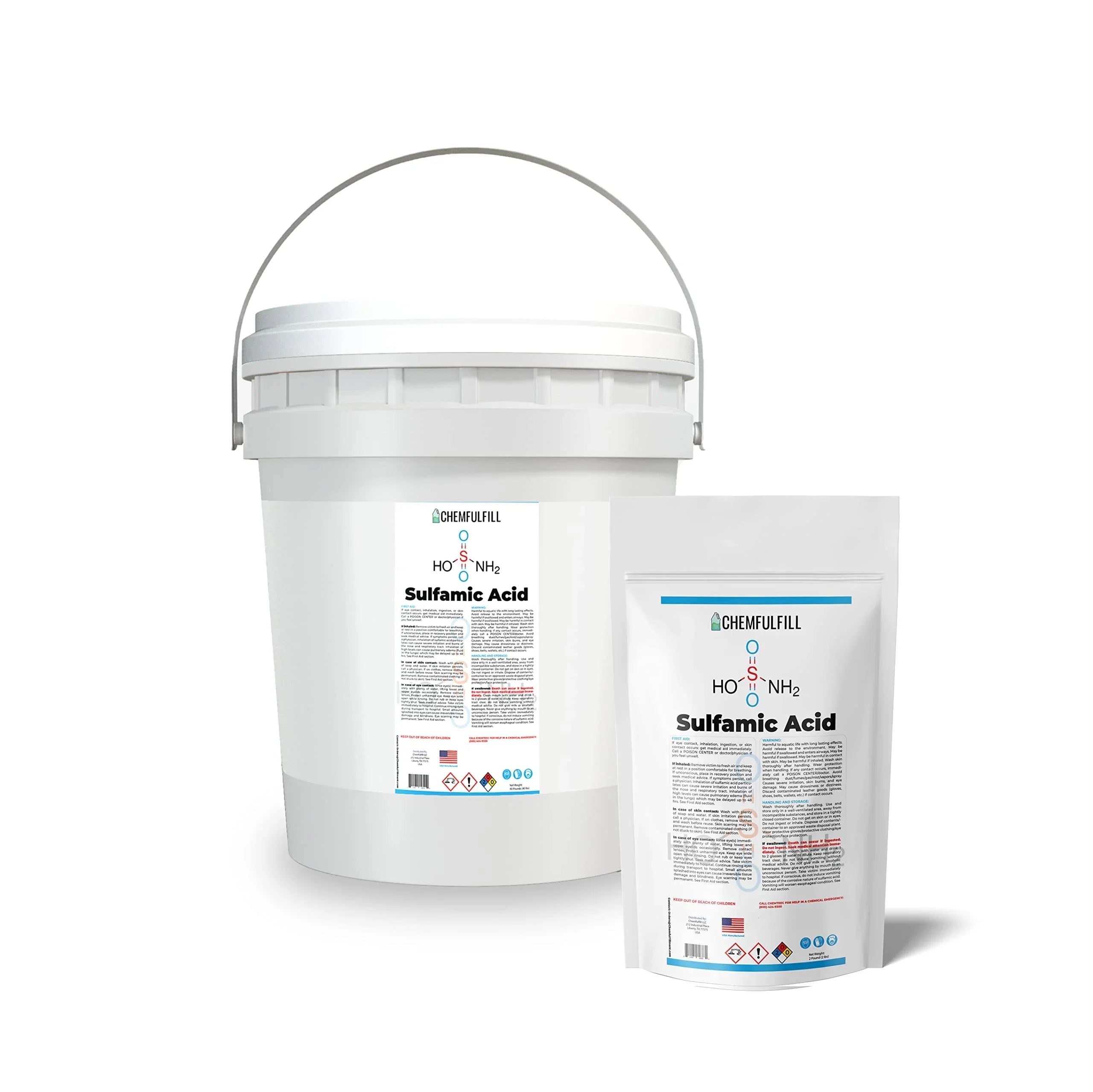 Sulfamic Pounds Cleaning, � Acid Chemfulfill Descaling, (5 lbs)) (5 Polishing