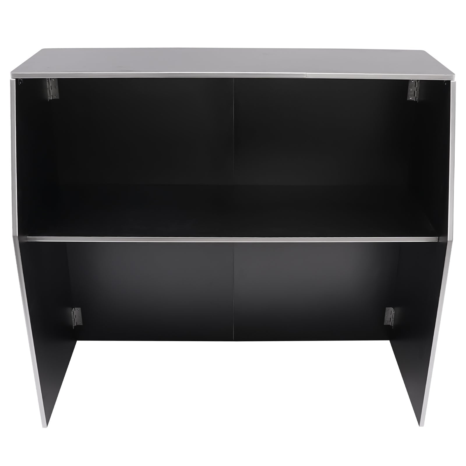 Foldable Event 19.5x47.75x42.75in bar Portable Cabinet Aluminum with Black TOOL1SHOoo Edging