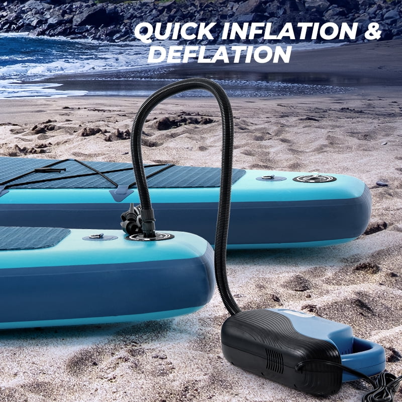 Air Fin, 32'' Leash, Paddle x (12' with Pump, ft x 12 Premium KLOKICK ELECTRONIC 6'') Inflatable SUP