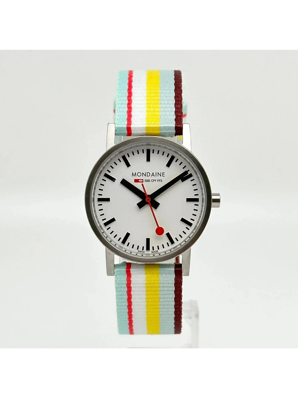 Swiss Watch Railways Ladies White Dial Mondain A660.30360.16SBK 30mm Steel