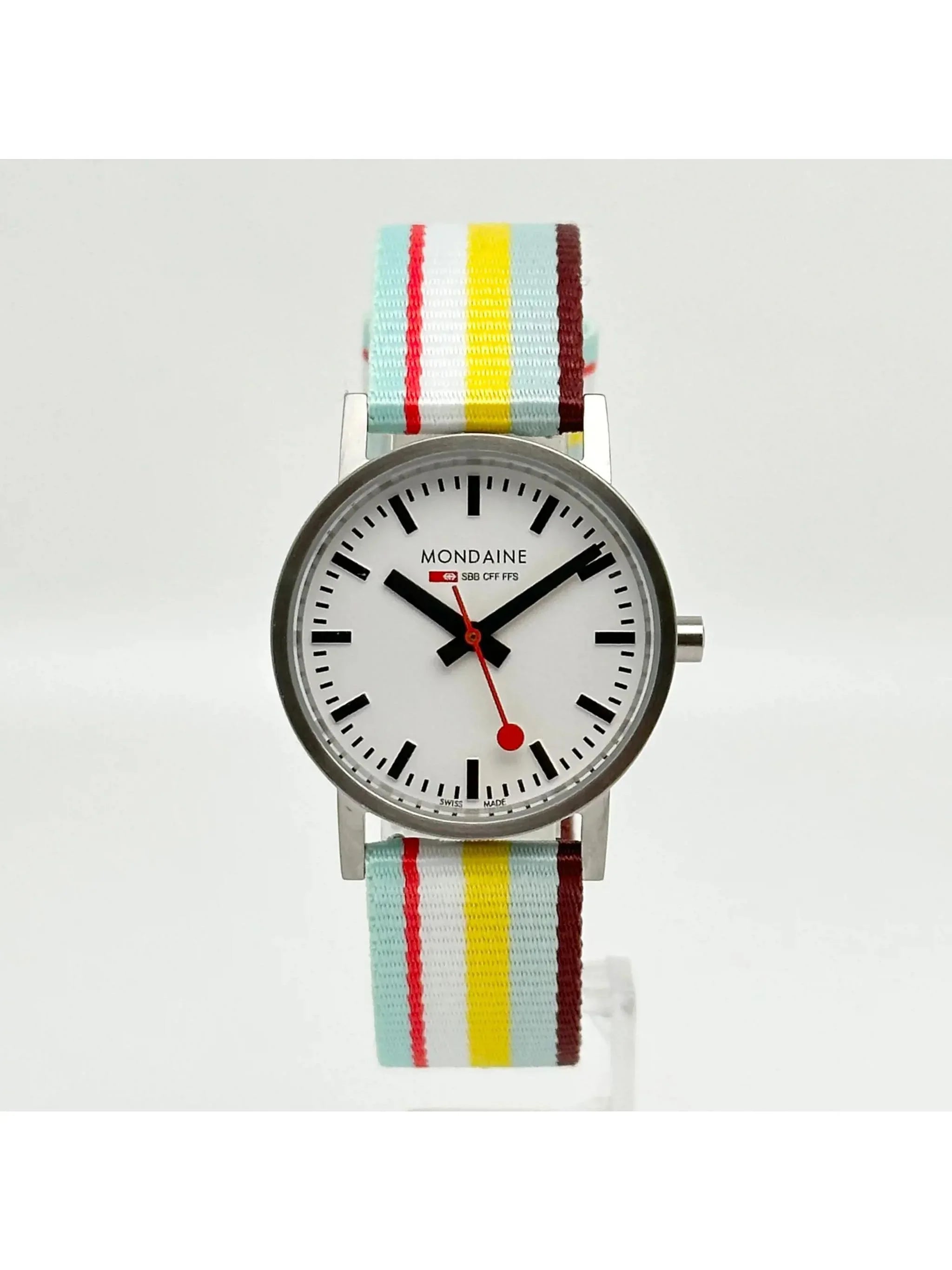 Swiss Watch Railways Ladies White Dial Mondain A660.30360.16SBK 30mm Steel