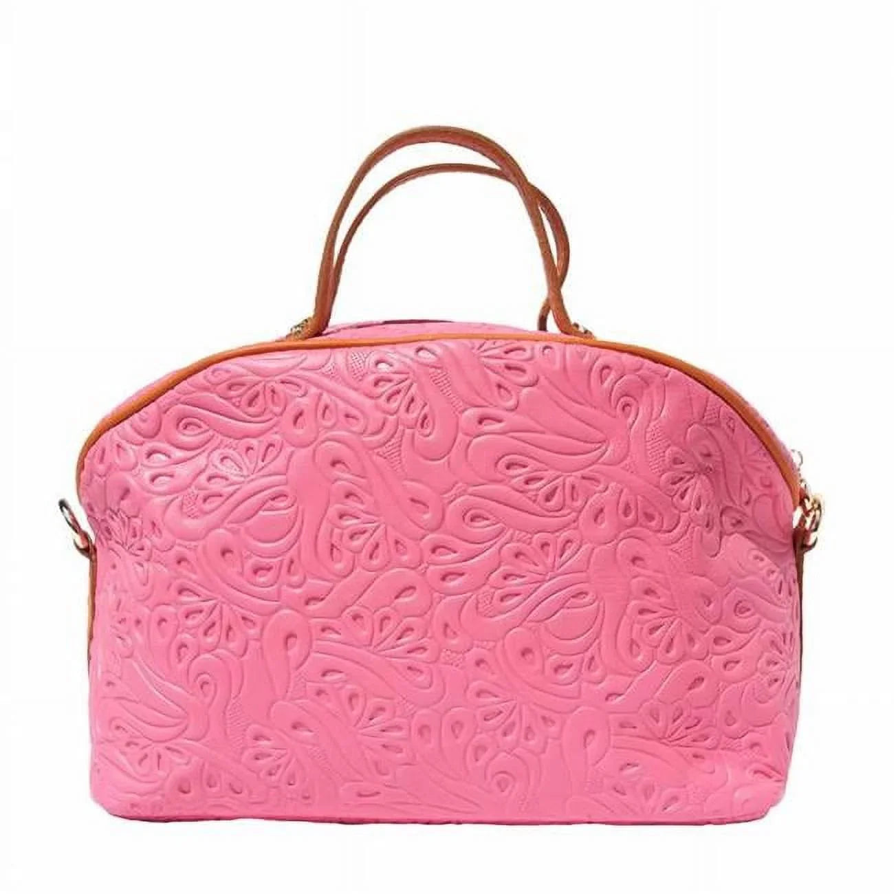 Womens Tarsilla Italian Bag, Fuchsia Makeup Artisan Leather