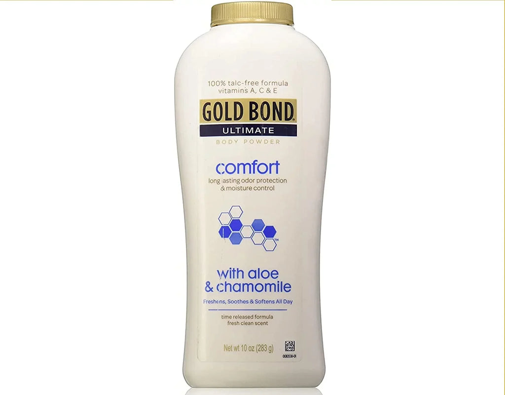 6) oz. Body Comfort of Powder Ultimate Bond 10.0 Talc-Free Aloe (Quantity Gold
