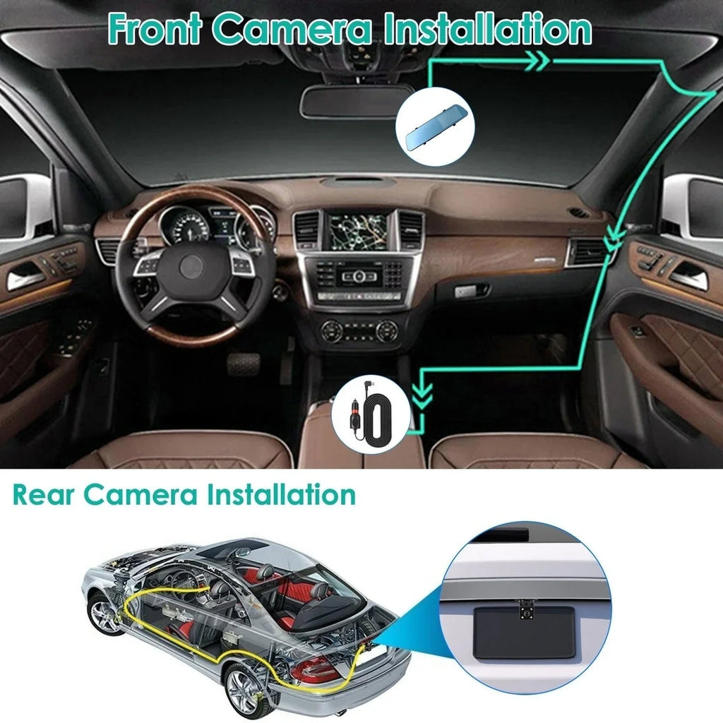 Picture Camera Detection Car Cam 4.3in Loop DVR Recording 140 Dash Angle Motion Recorder with Camcorder Camera in 1080P