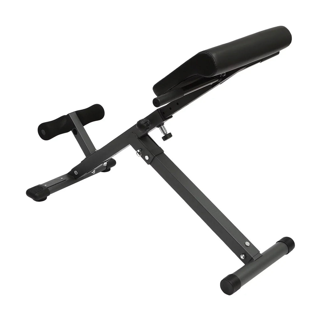 Adjustable Gym 5-Level Extension Workouts Black Sit 330 lbs Chair Roman for Home up Machine Bench