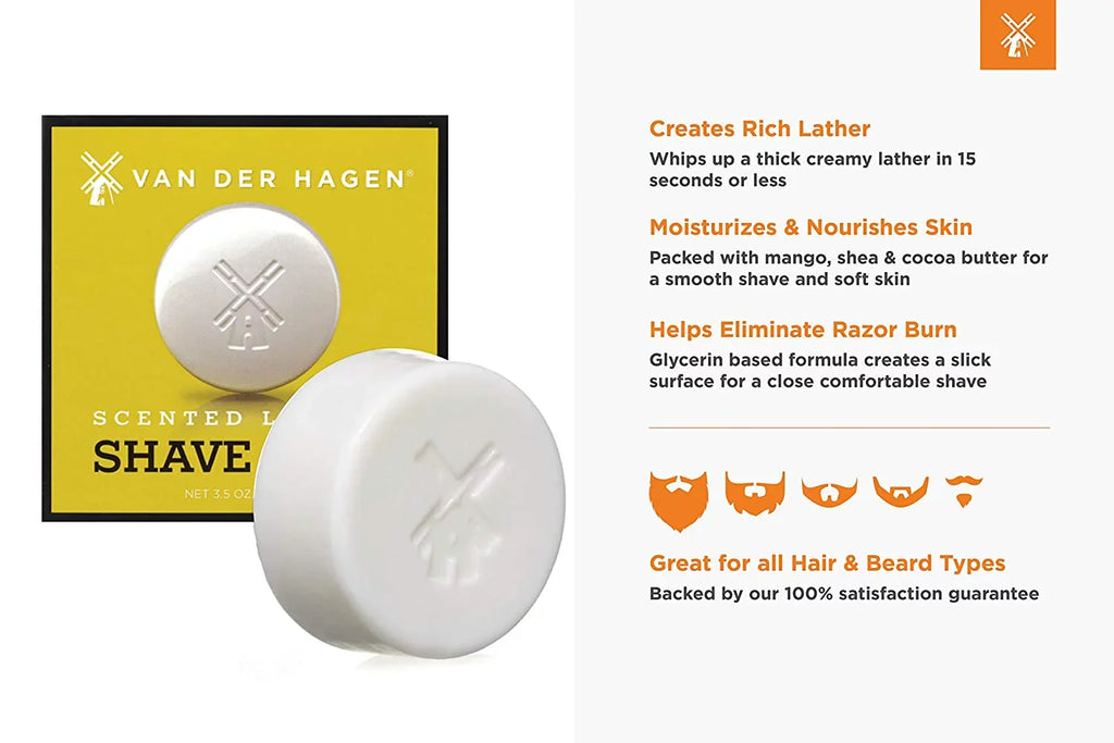 oz (Pack Der Soap 3.50 Men's Luxury Scented of 6) Van Hagen