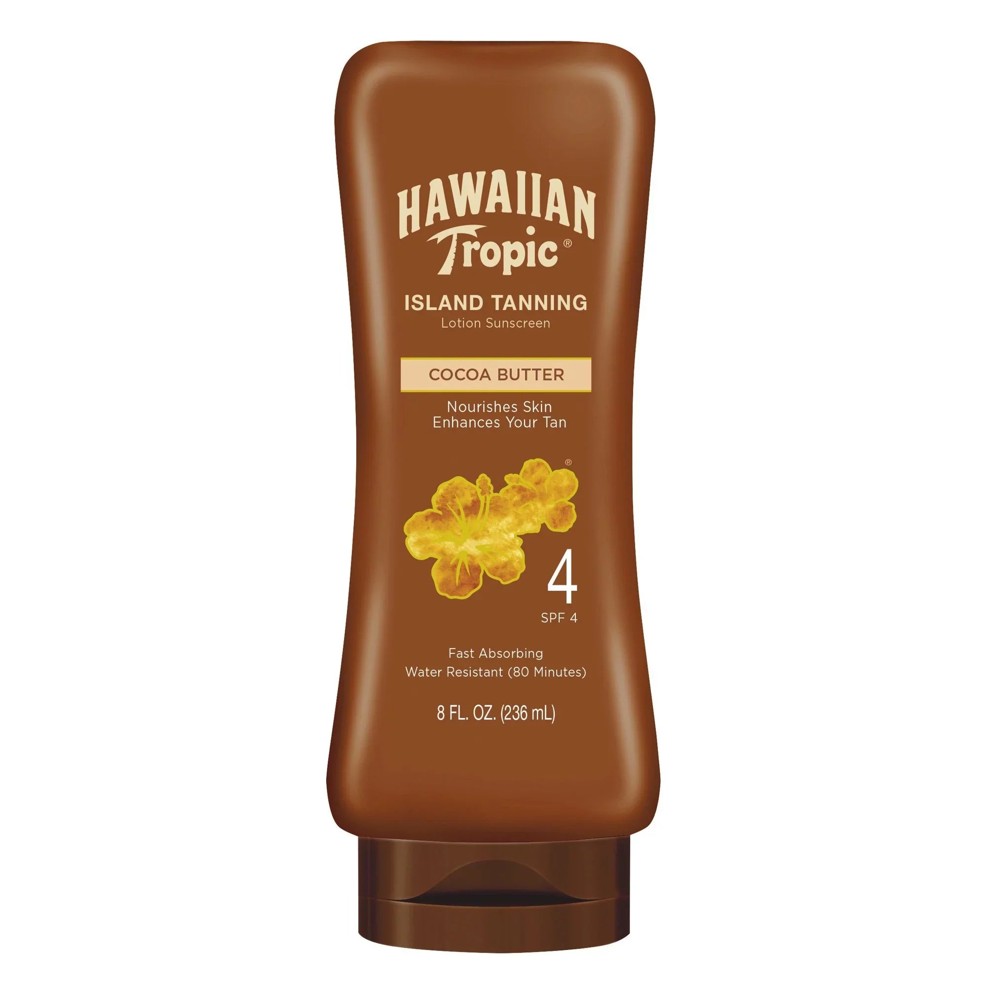 4, oz Hawaiian Lotion 8 Spf Skin Tanning Protects Nourishing Pamper Tropic