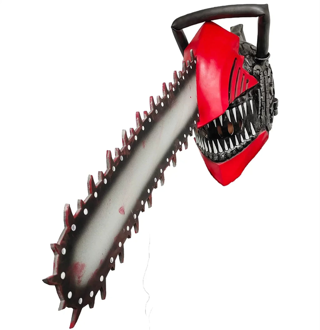 Fancy Prop Anime Cosplay Handsaw Chainsaw Props Man Christmas Costume Cosplay Helmet Denji Party Mask
