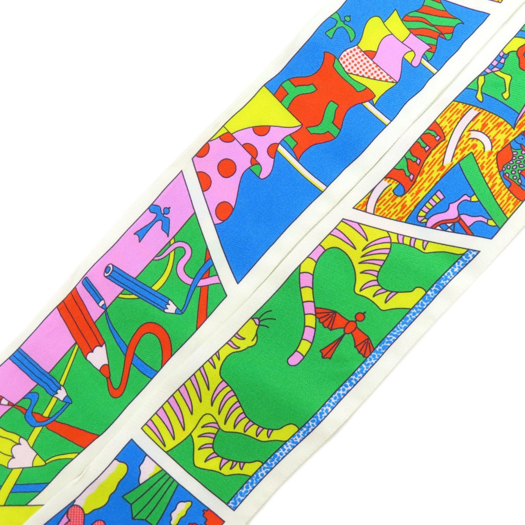 (Good) Women's Hermes Twilly Pre-Owned Scarf HERMES Silk