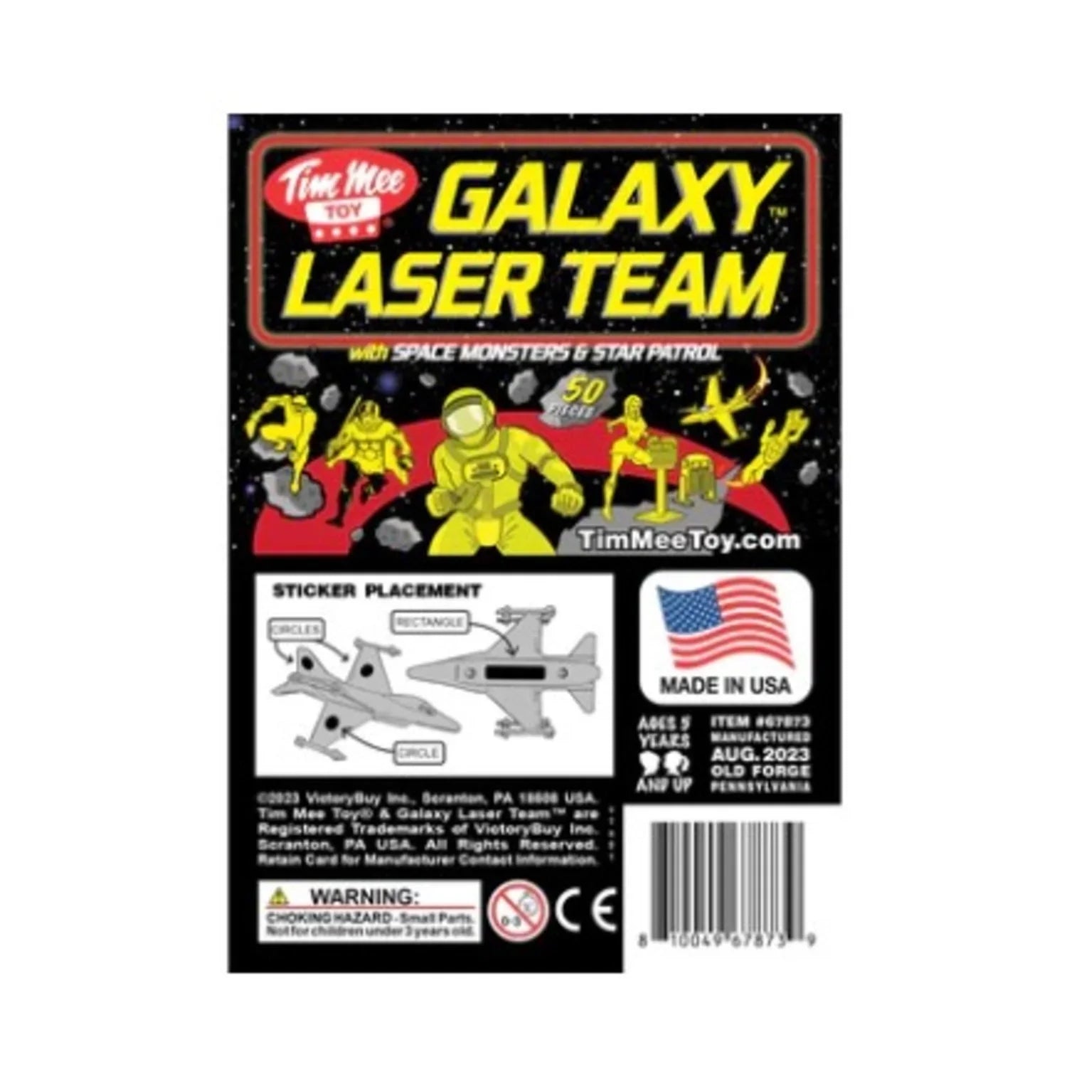Team Figures Made Yellow SPACE 50pc Red Set Laser vs TimMee Galaxy - - in USA