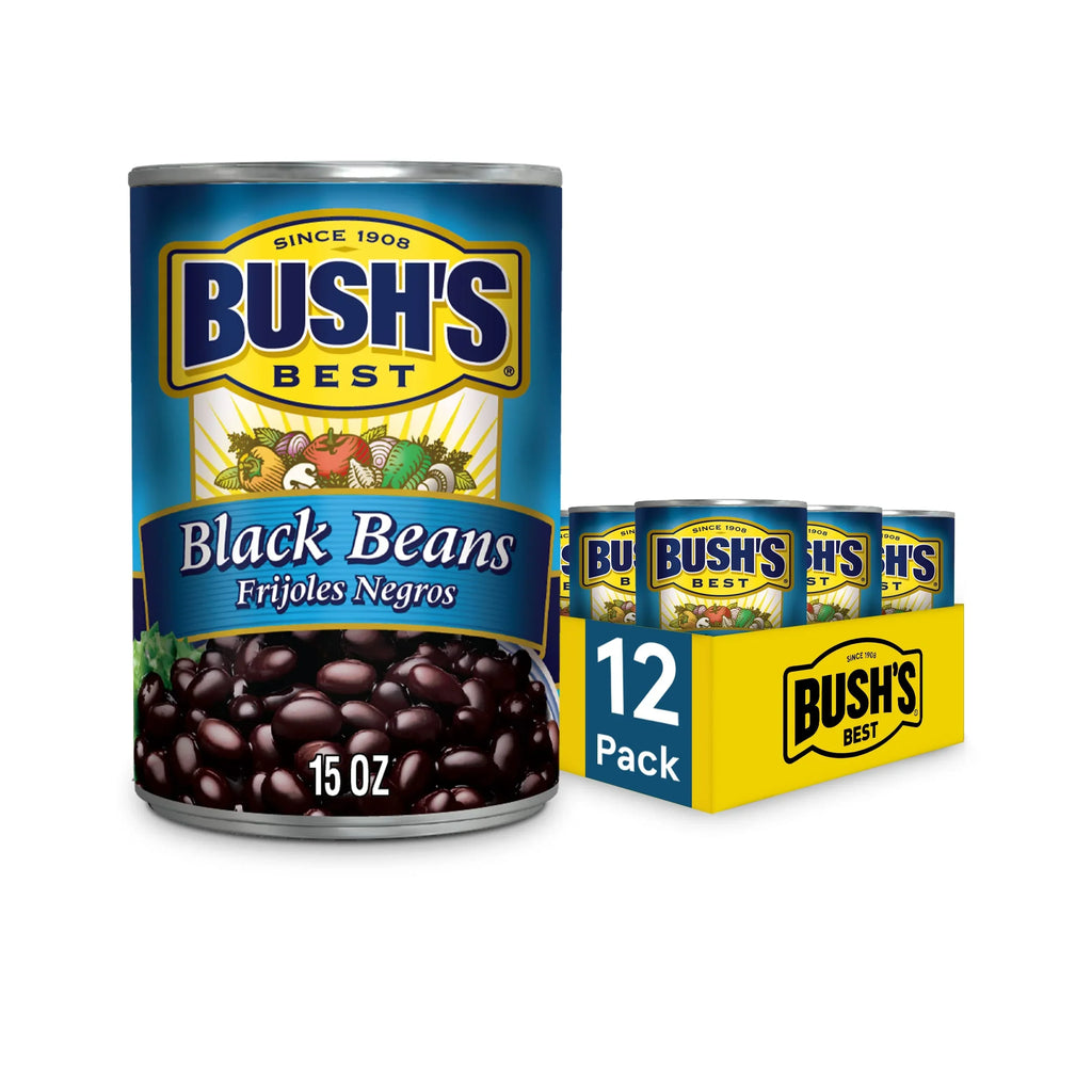 Canned Source Oz 12) Fat, And Based Bush,S (Pack 15 Low Beans, Of Plant Of Free, Protein Best Fiber, Black Gluten