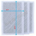 (3 with WHITE Air MicroPower Guard SUPPLY Cleaner Replacement Pads Pack) Filter RAYAIR Compatible 12x12