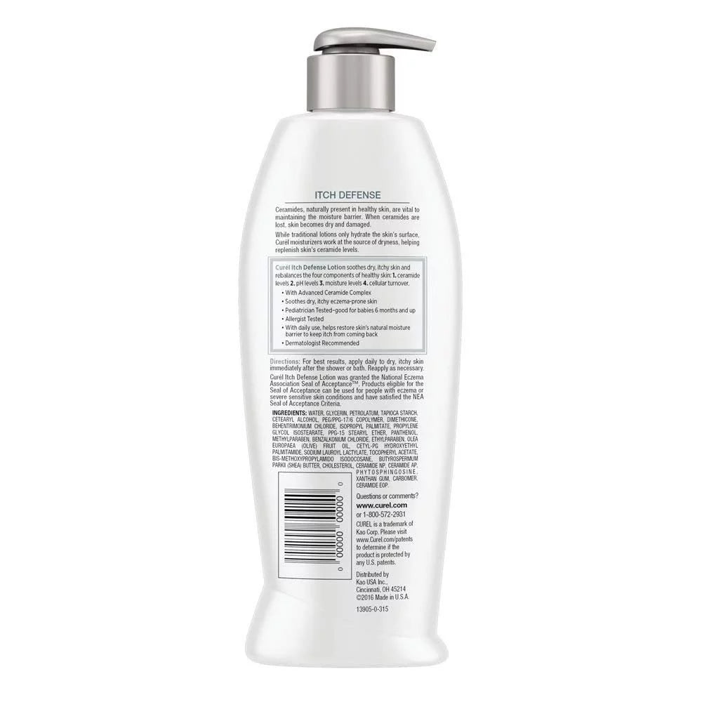 Lotion, oz Unisex Itch Fragrance-Free 13 Defence Curel