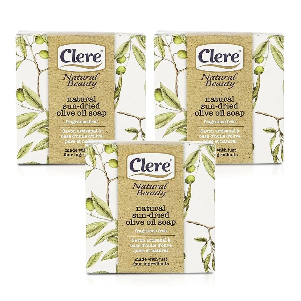 Oil With Pack 3 Olive Grams Handmade Natural – Bar Ingredients - & 100% 200 Gentle Of Soap Natural Fragrance-Free,