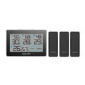 and Hanging Station Max Tracker Real-Time with - Slot, LCD, Sensors, climate BALDR Wireless 262 Built-in Remote ft with 3 Humidity Digital Meter Black Temperature and Distance Touchscreen, Stand