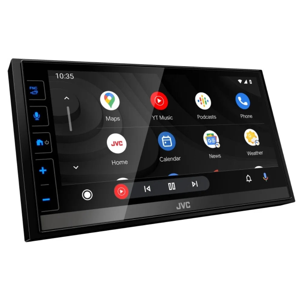 with Receiver Multimedia Camera Digital 6.8" Backup JVC Double-DIN KW-M780BT New