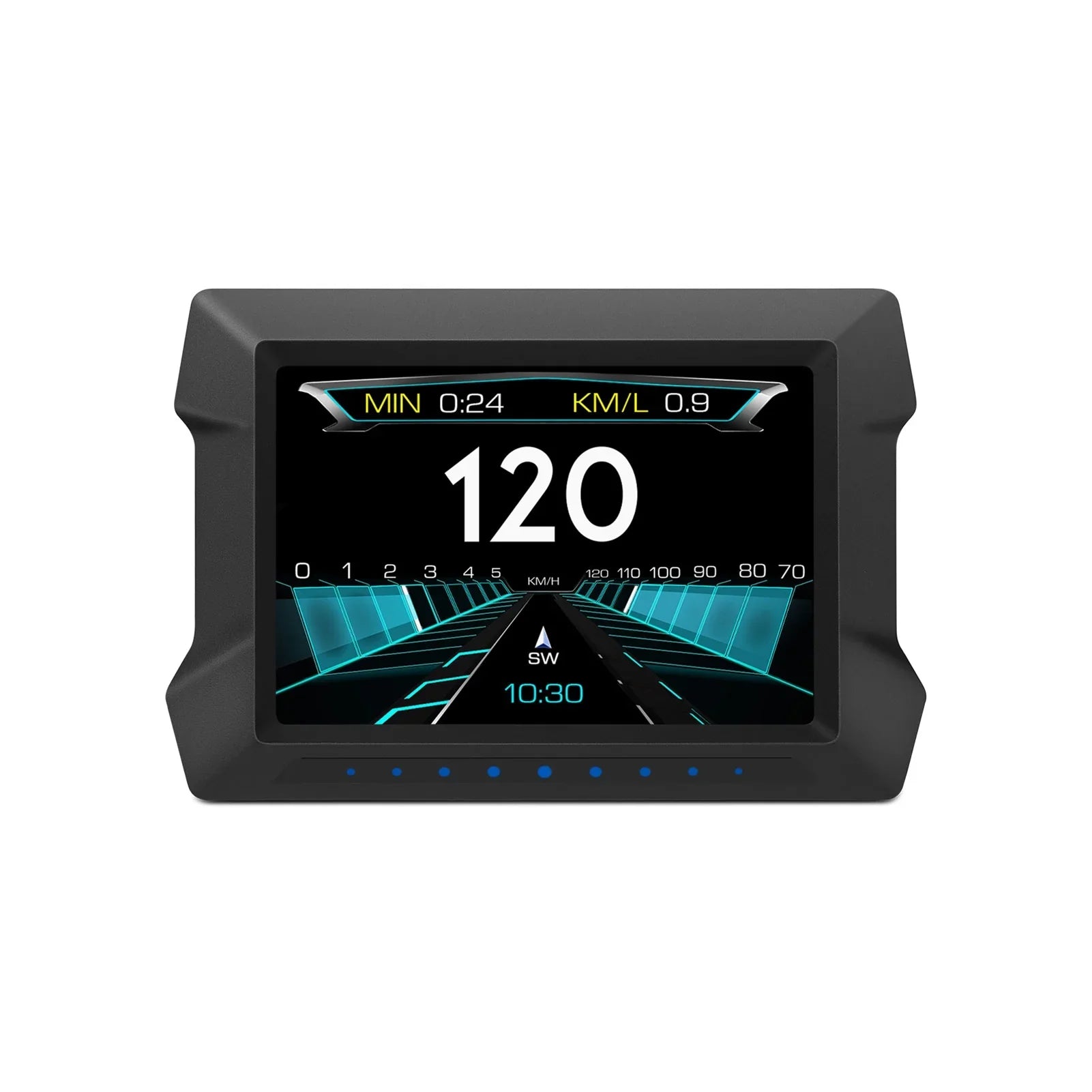 HUD for Overspeed Car Universal Vehicles Driving Digital Computer and Slope Multi-Functions Diagnostic Computer All Speedometer P22 Meter OBDⅡ Gauge, Trip Car