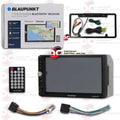 Car back-up Waterproof with + Connect License USB receiver Night vision 2DIN Bluetooth DiscountCentralOnline Full smartphone to Touchscreen MirrorLink AM/FM Blaupunkt camera plate FL09BK 7" your