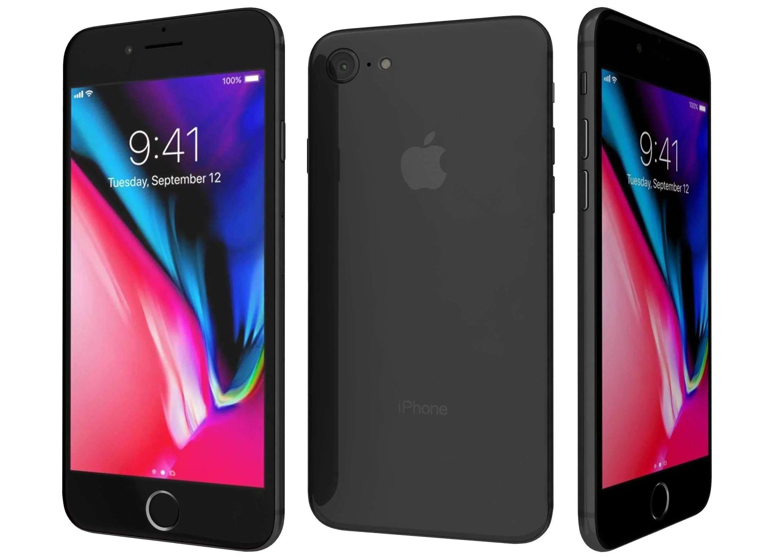 Unlocked to AT&T 64 Restored (Refurbished) iPhone GSM gb, TMobile Locked Gray Space 4.7", Cricket 8