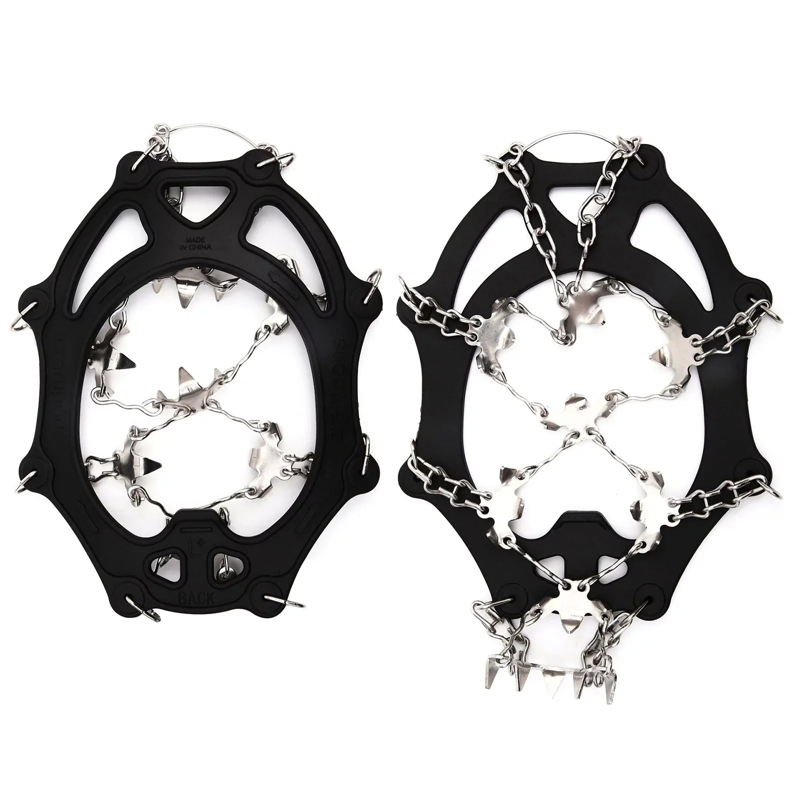 Claw Ideal Steel and Slip - Grips - 201 Traction Shoe Stainless Winter Ice Claws walmeck Ice for for 26-Tooth Superior Ice Fishing