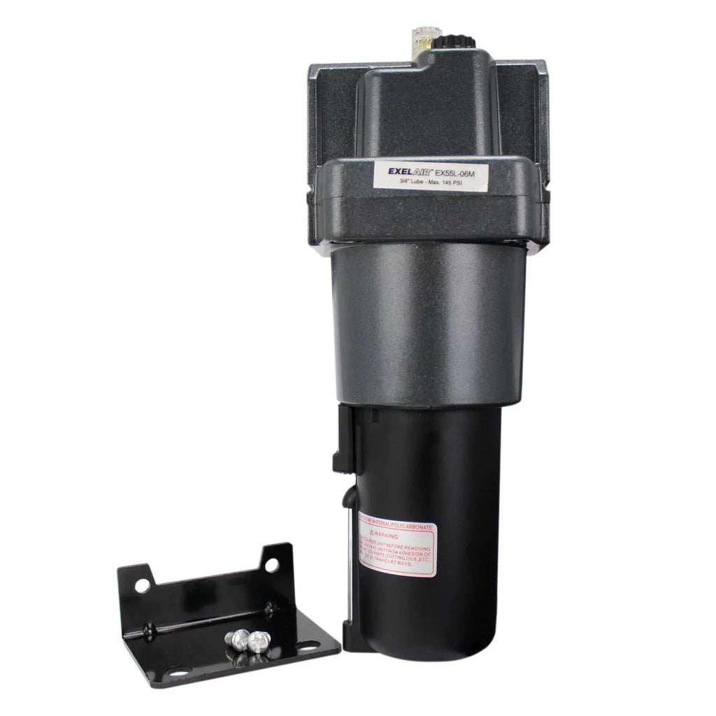 '- Bowl, (EX55L-06M) Automatic FRL EXELAIR™ by Float Air - Lubricator NPT Metal 3/4" (High Milton Flow)