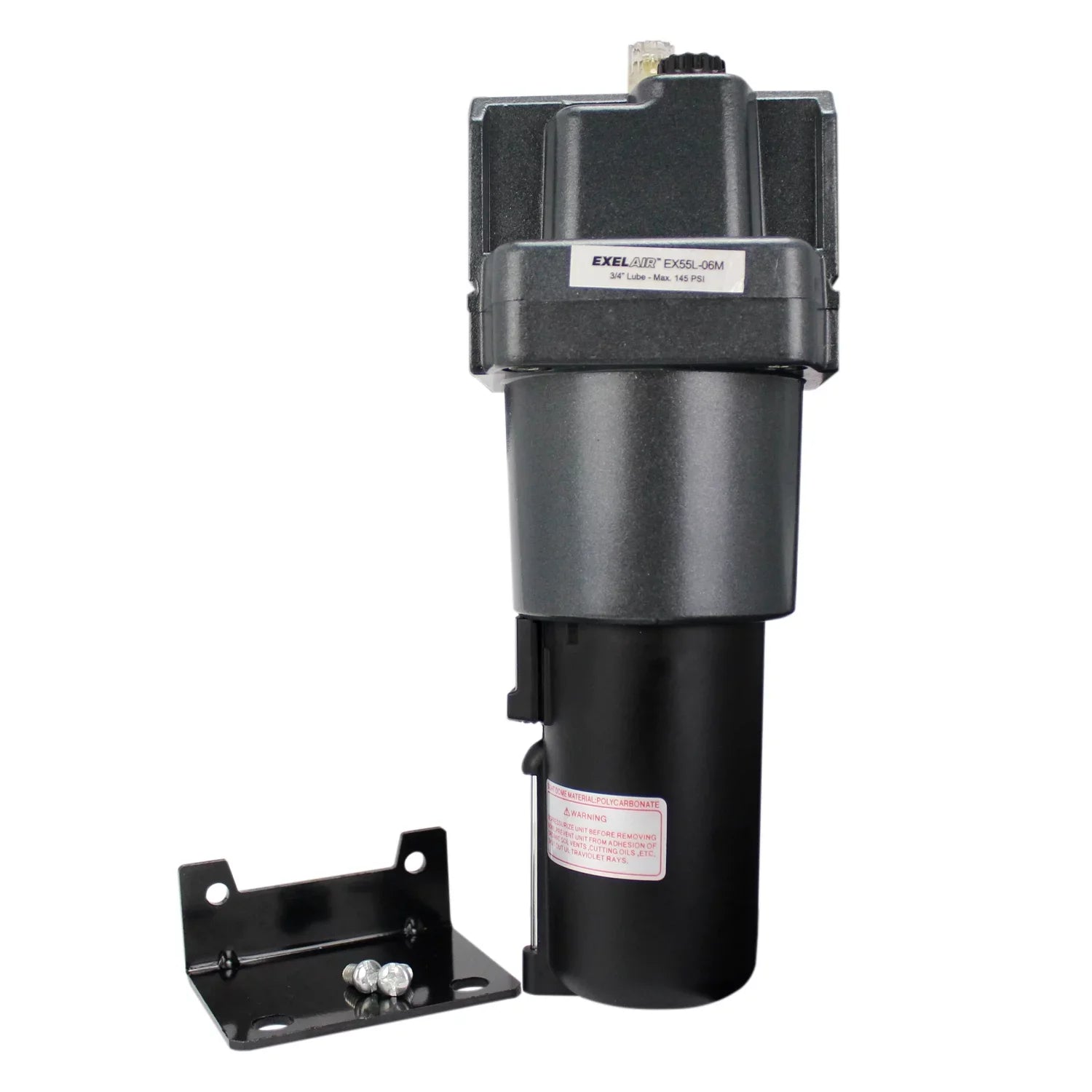 '- Bowl, (EX55L-06M) Automatic FRL EXELAIR™ by Float Air - Lubricator NPT Metal 3/4" (High Milton Flow)