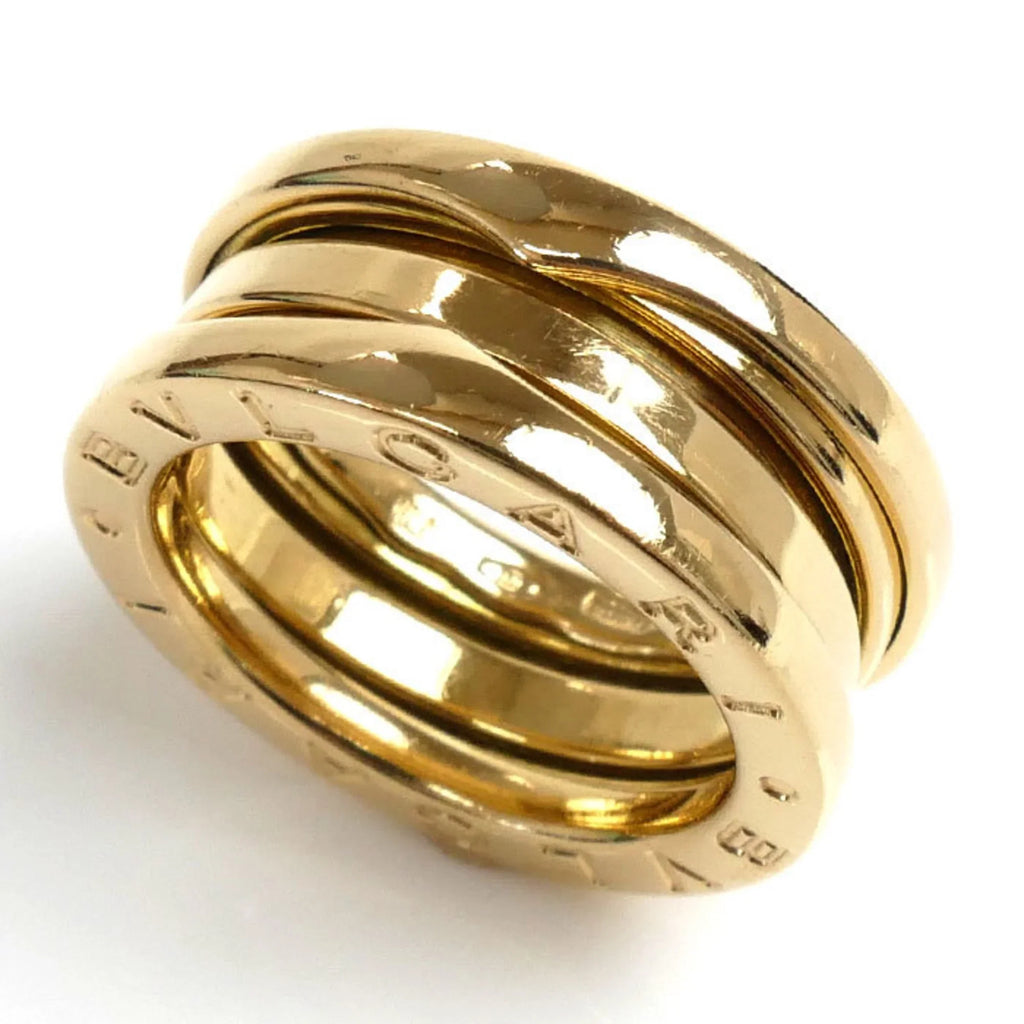 B-ZERO1 Ring, Pre-Owned (Good) Women's Gold Bvlgari 6.5, K18YG 47, dimension 7.7g, Three-Band BVLGARI Yellow