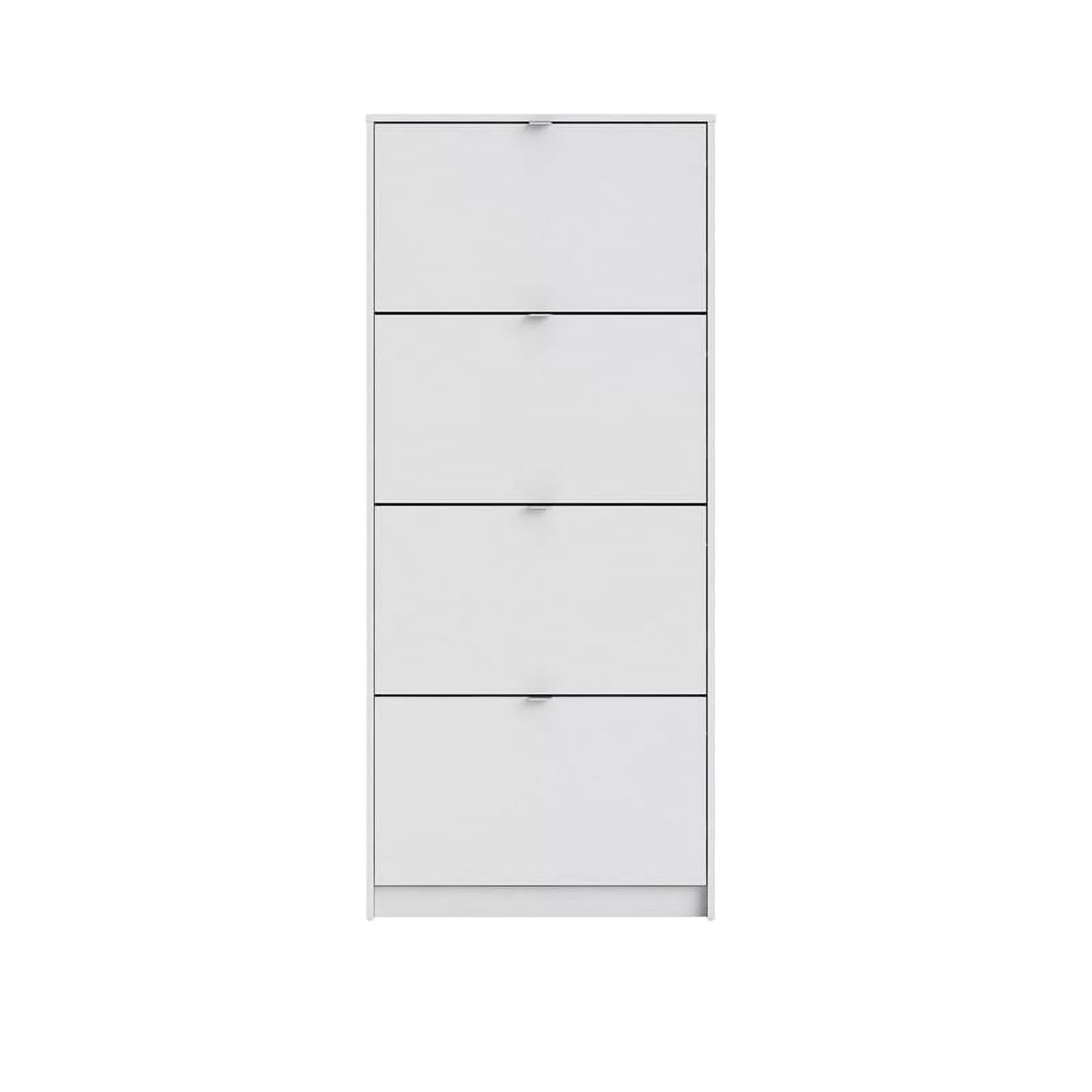 White Drawer in Contemporary Shoe Cabinet 4 Allora
