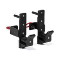 Power T-3 Smooth Racking Rated LB Attachment, Barbell Fitness Series Pair, Per Rack Titan 1,000 Roller J-Hooks,