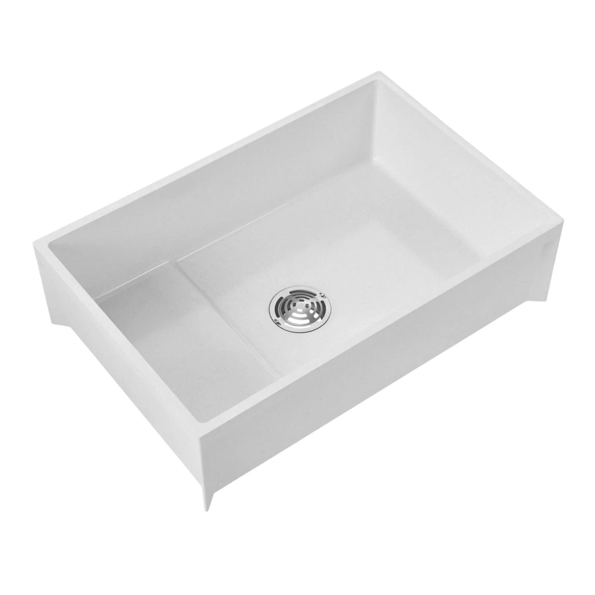 Sink, 36"L Plain Curbs FIAT x 24"W W/ Modesto Mop