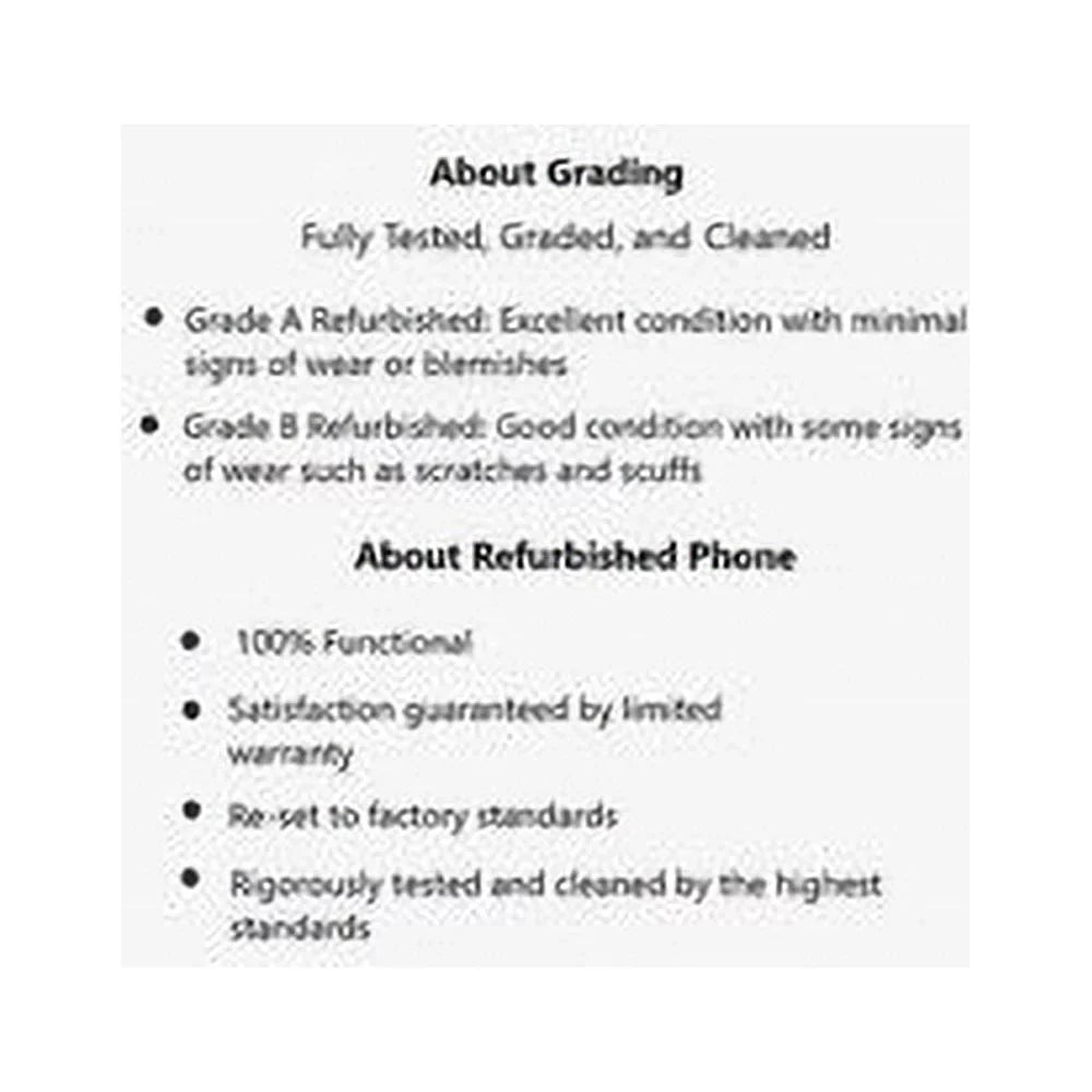 iPhone (AT&T Black (Refurbished) Locked) Smartphone 128GB 7 Restored