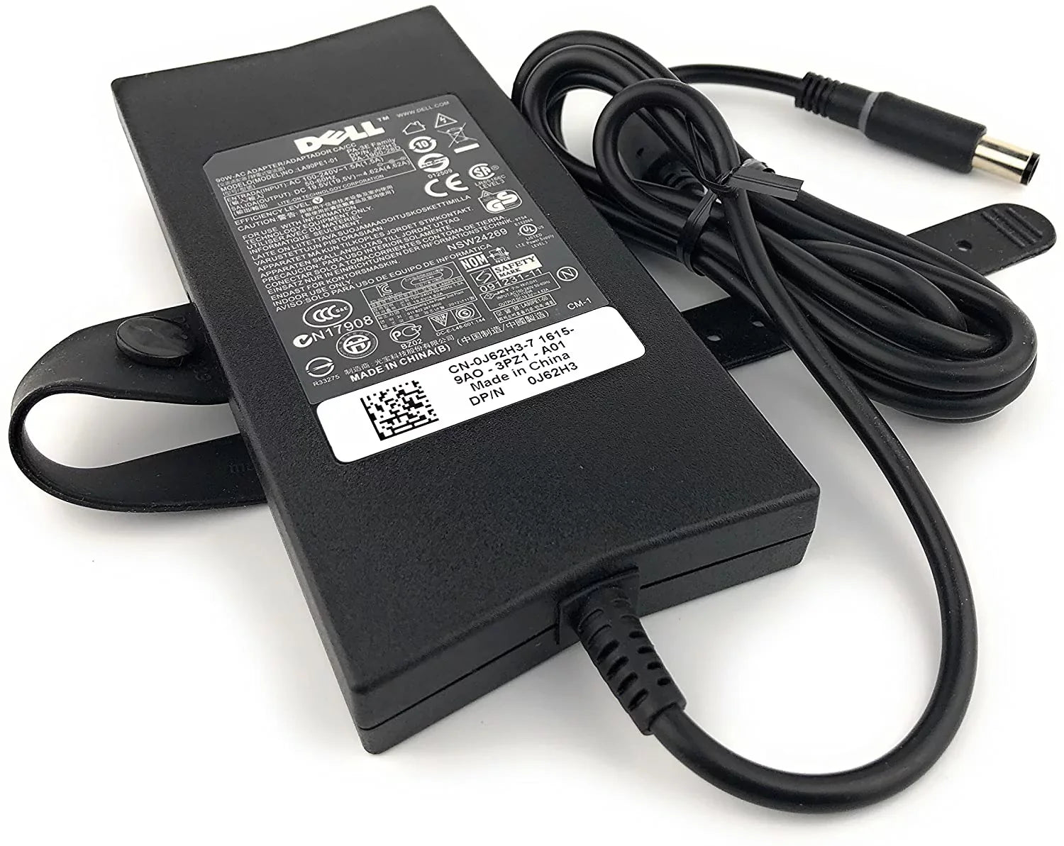 1564, 1545 1537 1525 4.62A 1555 Charger 3460 and 19.5V Studio Inspiron 1521 for Cord 3560 1526 Vostro 1735 1540 1737 Power Adapter) 90W Supply 1520 (Original 3750 Latitude, PA-3E