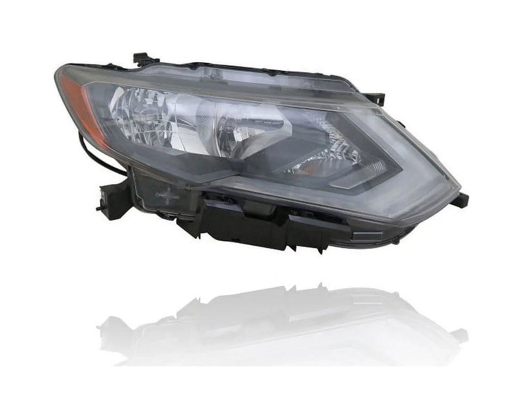 Headlight 17-19 Left (Exclude Fit/For LED/SL-Premium/Hybrid-SL) Driver Pair, + 260606FL0A - - Cooling - Nissan Set CAPA - 260106FL0A, Halogen Rogue-S/SV/SL/Hybrid-SV Right Direct Assembly Passenger -