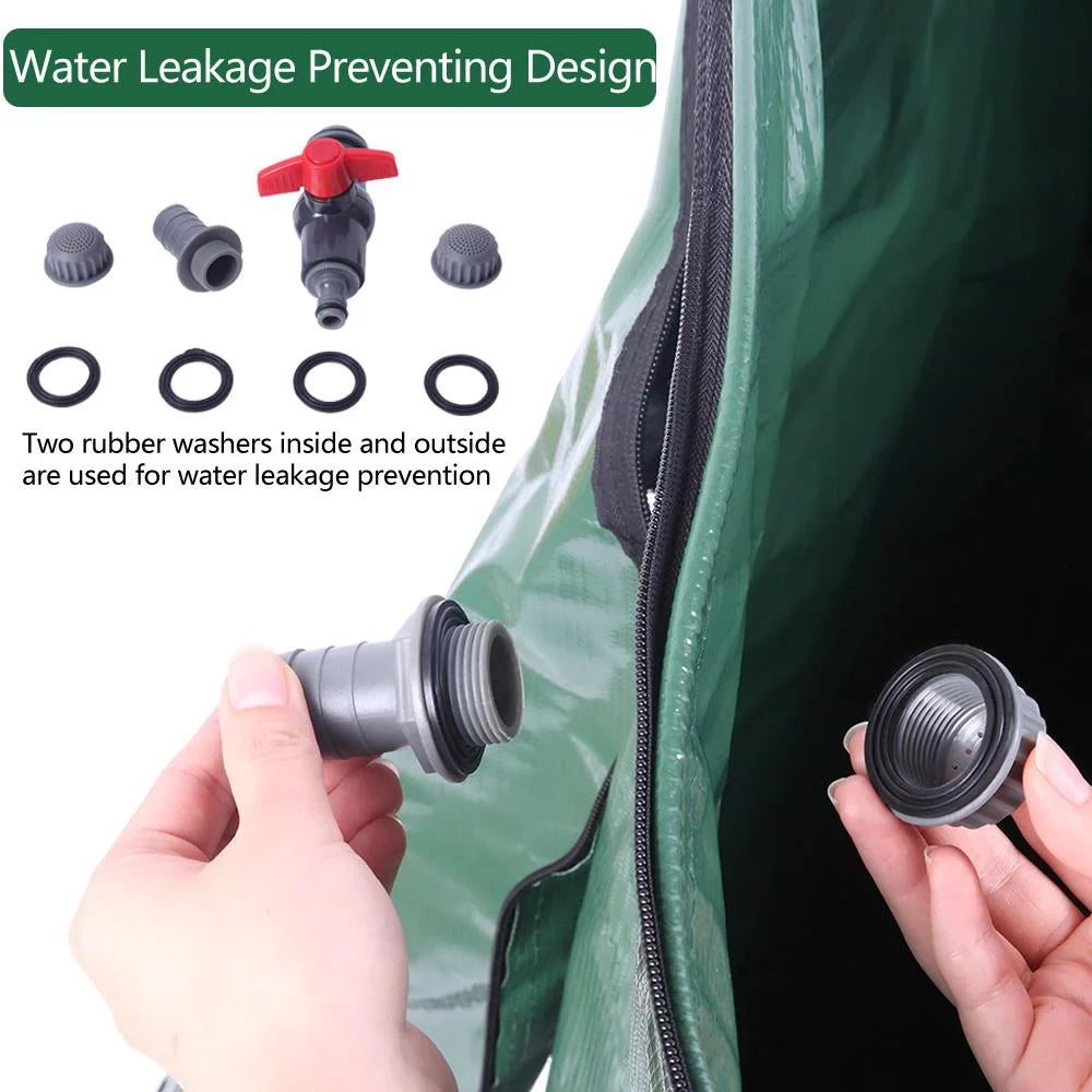 Barrel, Portable liquid Storage Rain 100 Collapsible Tank Ktaxon Gallon