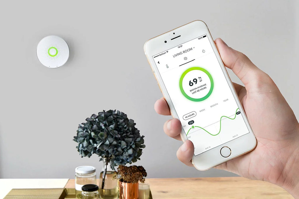 Airthings Smart Radon Detector Wave