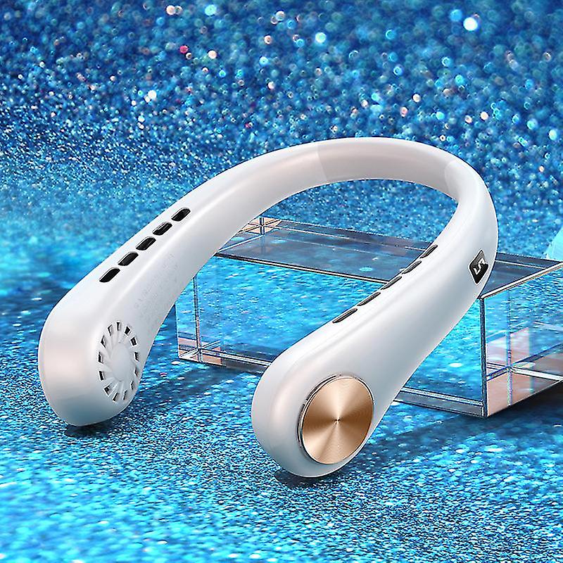 Rechargeable Bladeless Cooler Neck Usb Fan Neckband Cooling