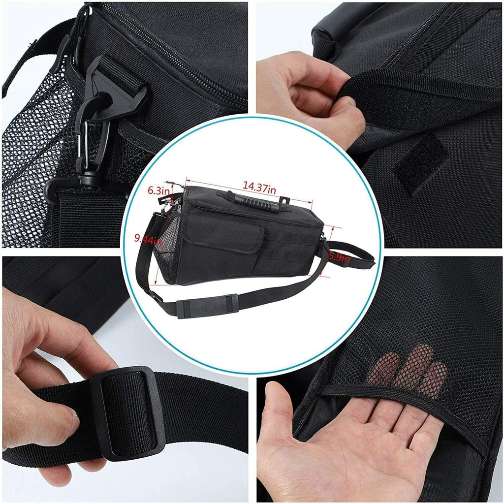 Organizer Teledu Pockets Rear Storage Bag Side Black Trunk