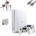 Microphone Gaming White Earbuds With Console AXTION With Bundle Pro 1TB 2 PlayStation 4 G11-A BOLT + Controller Pre-Owned